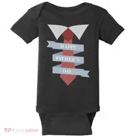 Happy Father's Day Tie Baby Bodysuit thumb 0