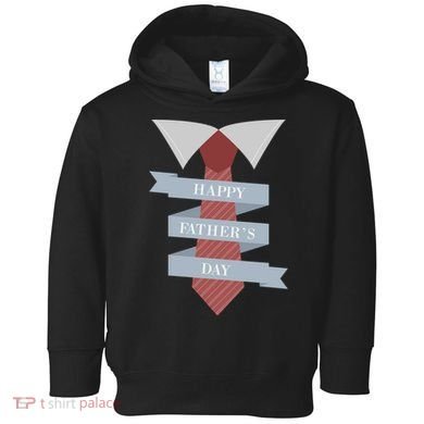 Happy Father's Day Tie Toddler Hoodie