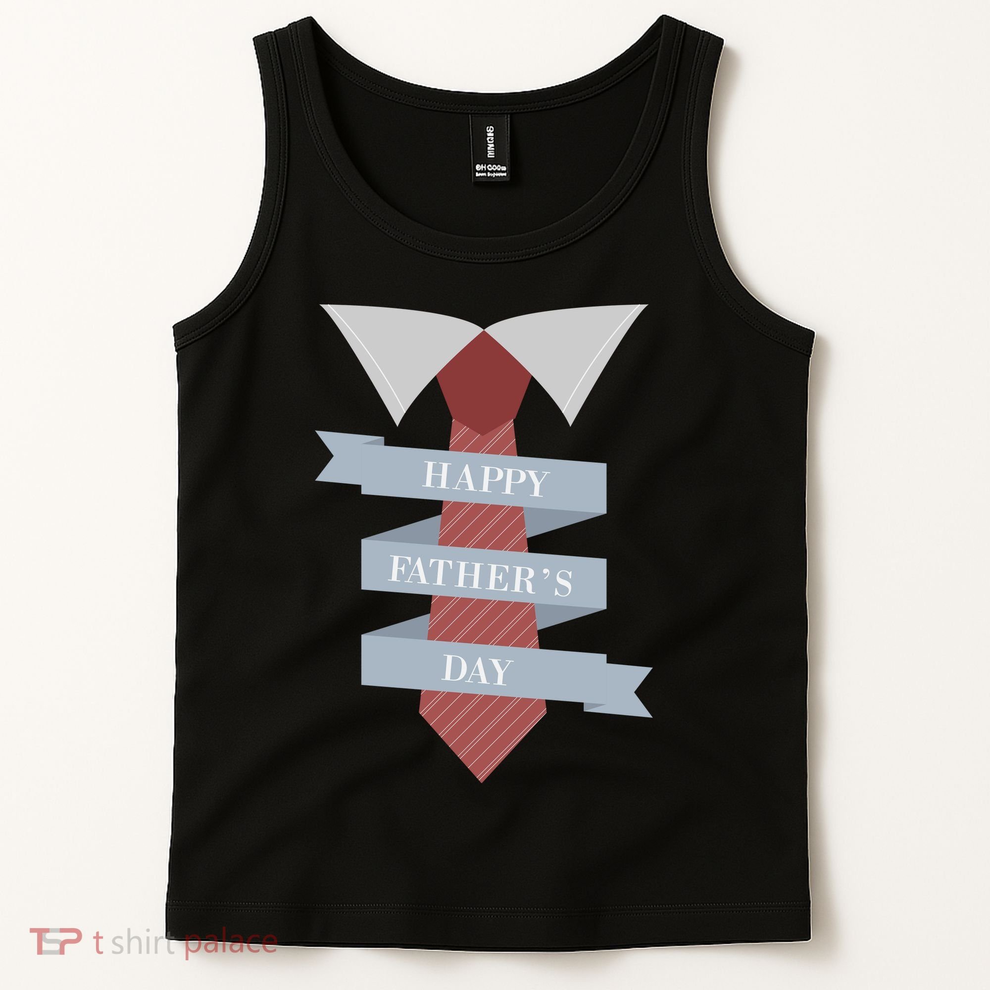 Happy Father's Day Tie Tank Top