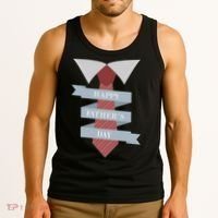 Happy Father's Day Tie Tank Top thumb 3