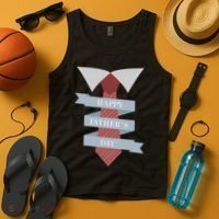 Happy Father's Day Tie Tank Top thumb 4