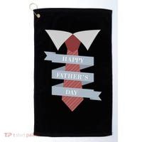 Happy Father's Day Tie Golf Towel thumb 0