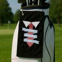 Happy Father's Day Tie Golf Towel thumb 2