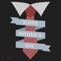 Happy Father's Day Tie Golf Towel thumb 3