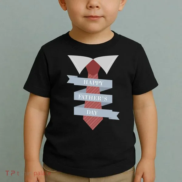 Happy Father's Day Tie Toddler T-Shirt