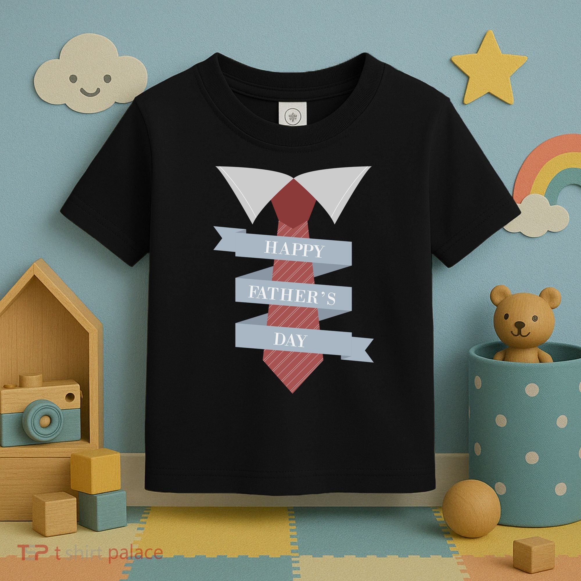 Happy Father's Day Tie Toddler T-Shirt