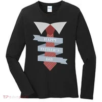 Happy Father's Day Tie Women's Long Sleeve Shirt thumb 0