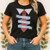 Happy Father's Day Tie Women's T-Shirt thumb 2