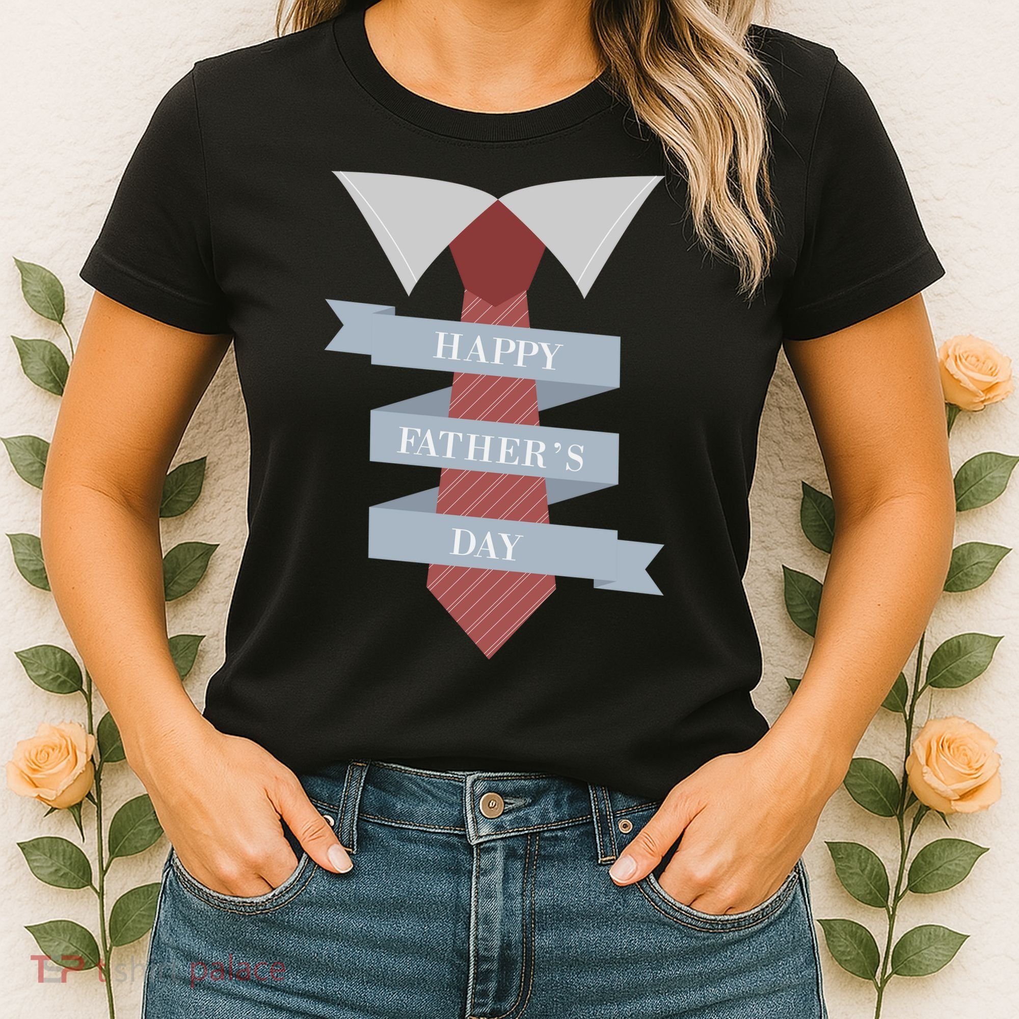 Happy Father's Day Tie Women's T-Shirt