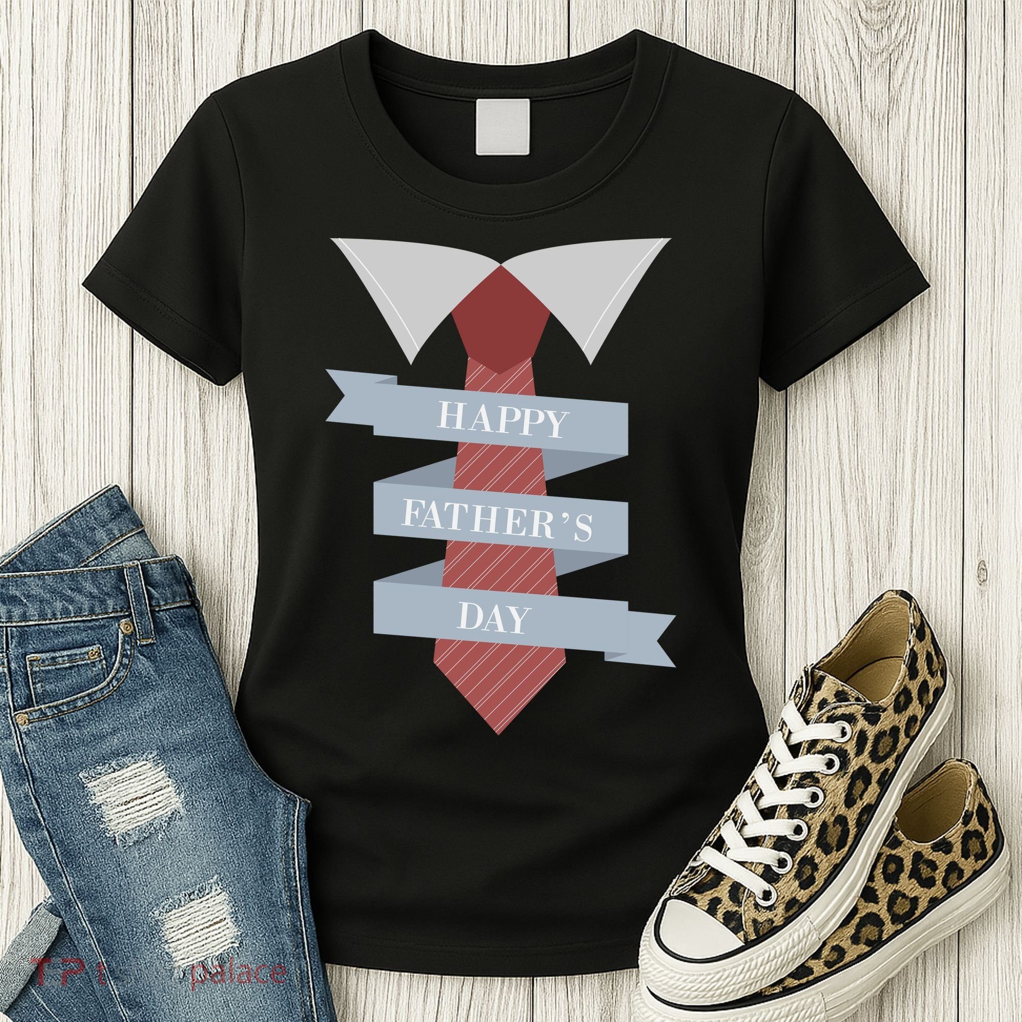 Happy Father's Day Tie Women's T-Shirt