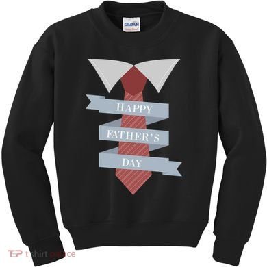 Happy Father's Day Tie Kids Sweatshirt