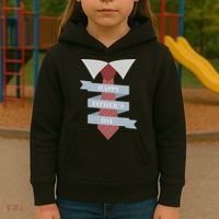 Happy Father's Day Tie Kids Hoodie thumb 3