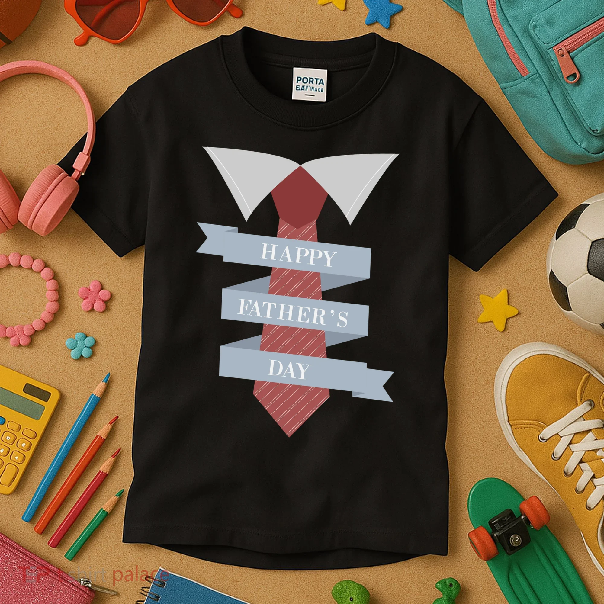Happy Father's Day Tie Kids T-Shirt