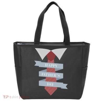 Happy Father's Day Tie Tote Bag