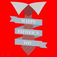 Happy Father's Day Tie Santa Hat thumb 1