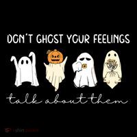 Halloween Funny Dont Ghost Your Feelings Talk About Them Gift Coffee Mug thumb 5
