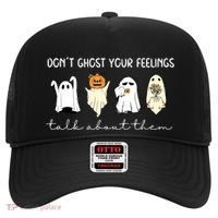 Halloween Funny Dont Ghost Your Feelings Talk About Them Gift Hat thumb 0