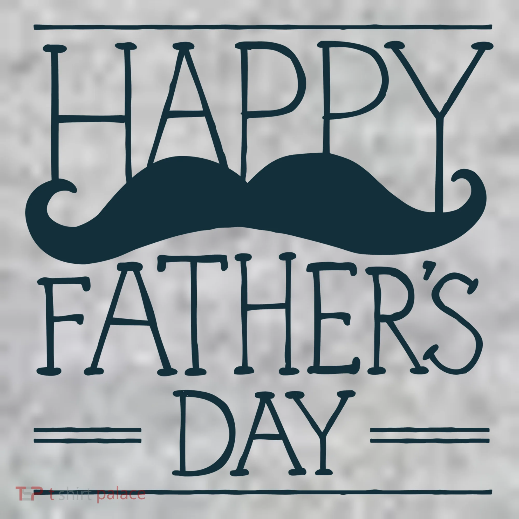 Happy Father's Day Mustache Gift Long Sleeve Shirt