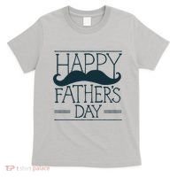 Happy Father's Day Mustache Gift T-Shirt thumb 0