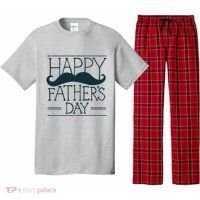Happy Father's Day Mustache Gift Pajama Set thumb 0