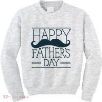 Happy Father's Day Mustache Gift Kids Sweatshirt thumb 0