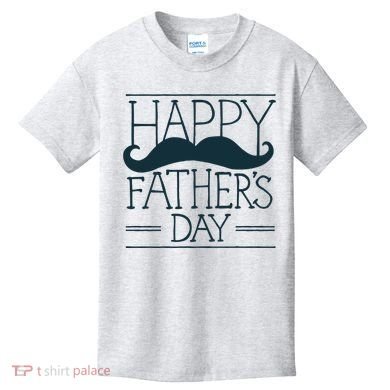 Happy Father's Day Mustache Gift Kids T-Shirt