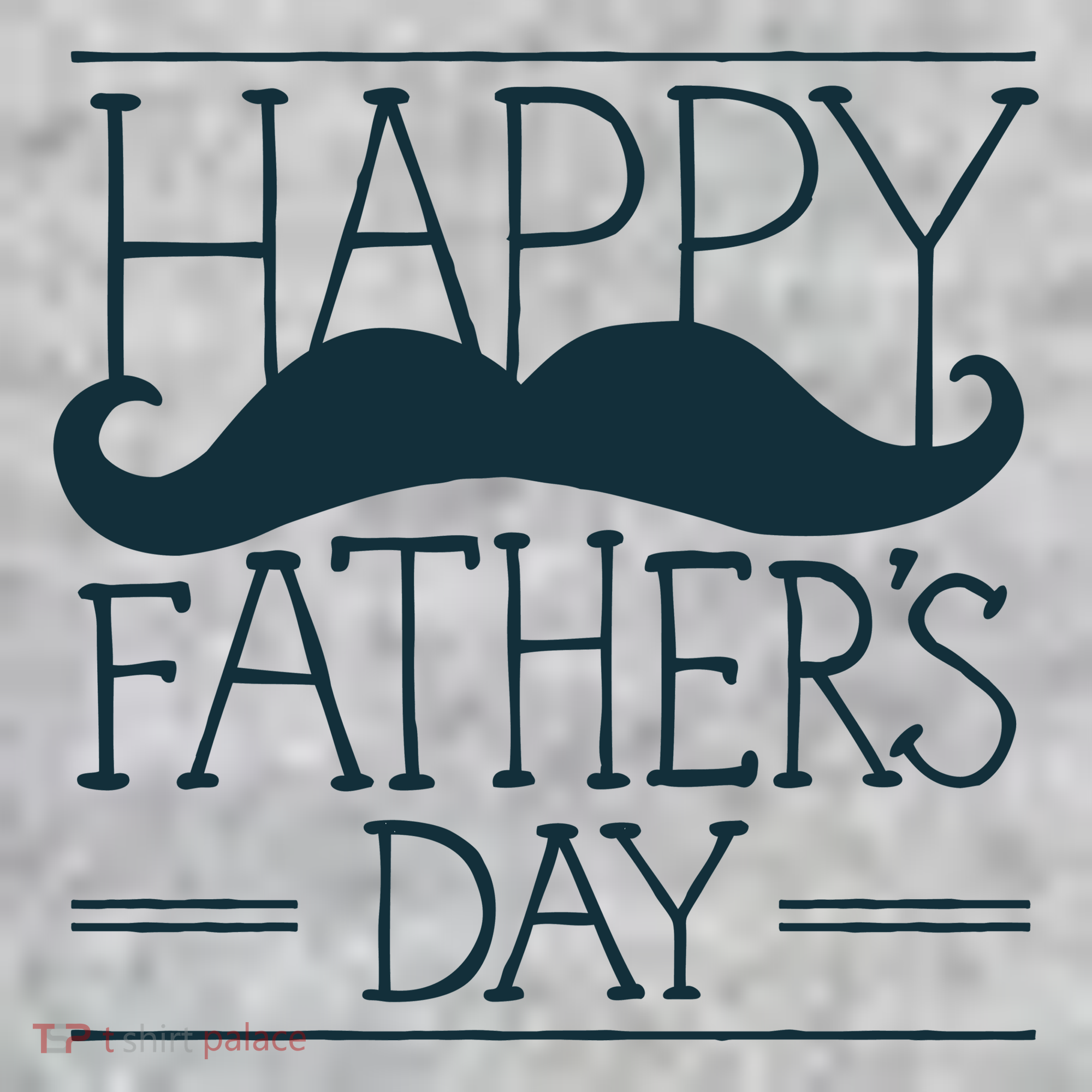 Happy Father's Day Mustache Gift Kids T-Shirt