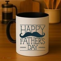 Happy Father's Day Mustache Gift Coffee Mug thumb 4