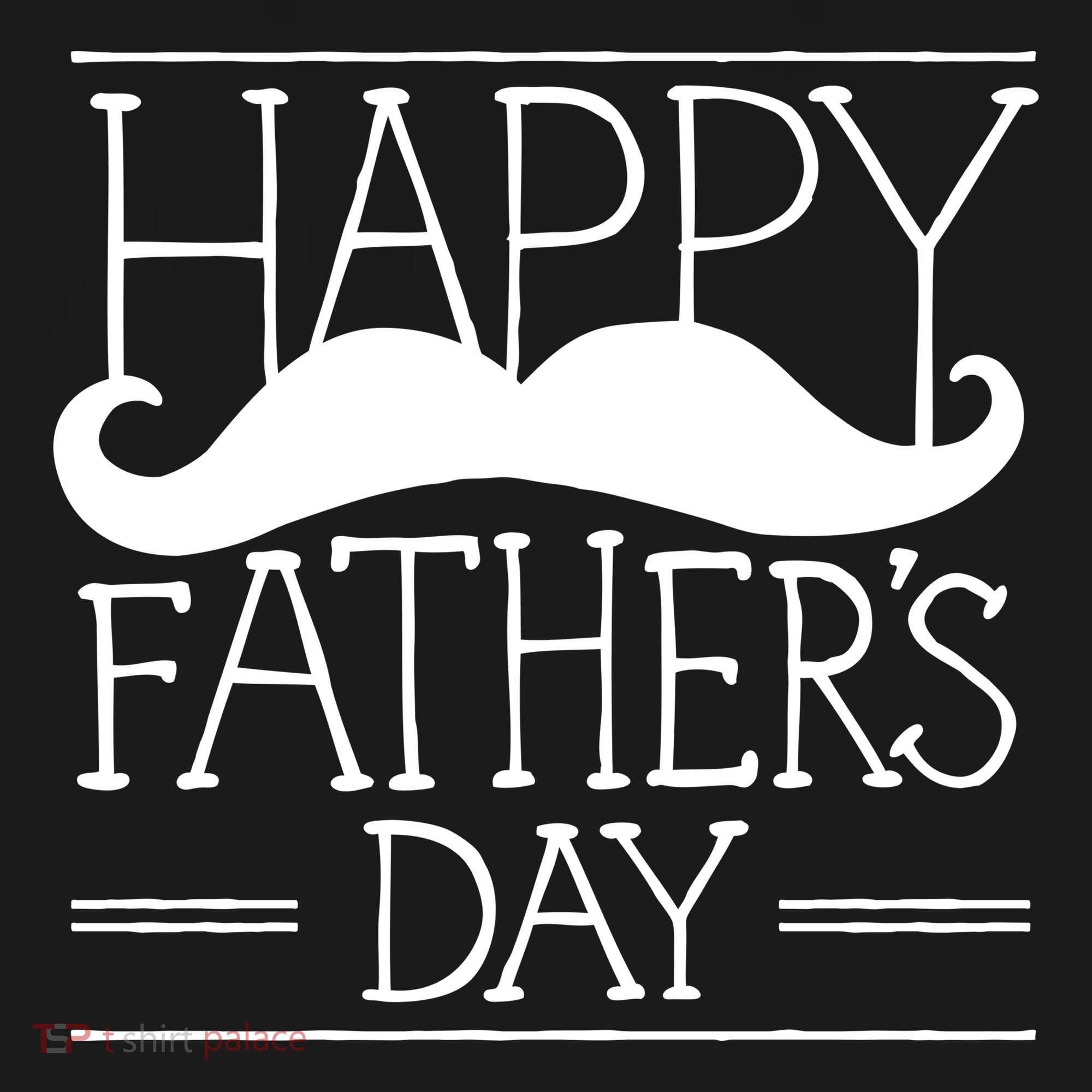 Happy Father's Day Mustache Gift Polo