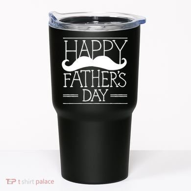 Happy Father's Day Mustache Gift Tumbler