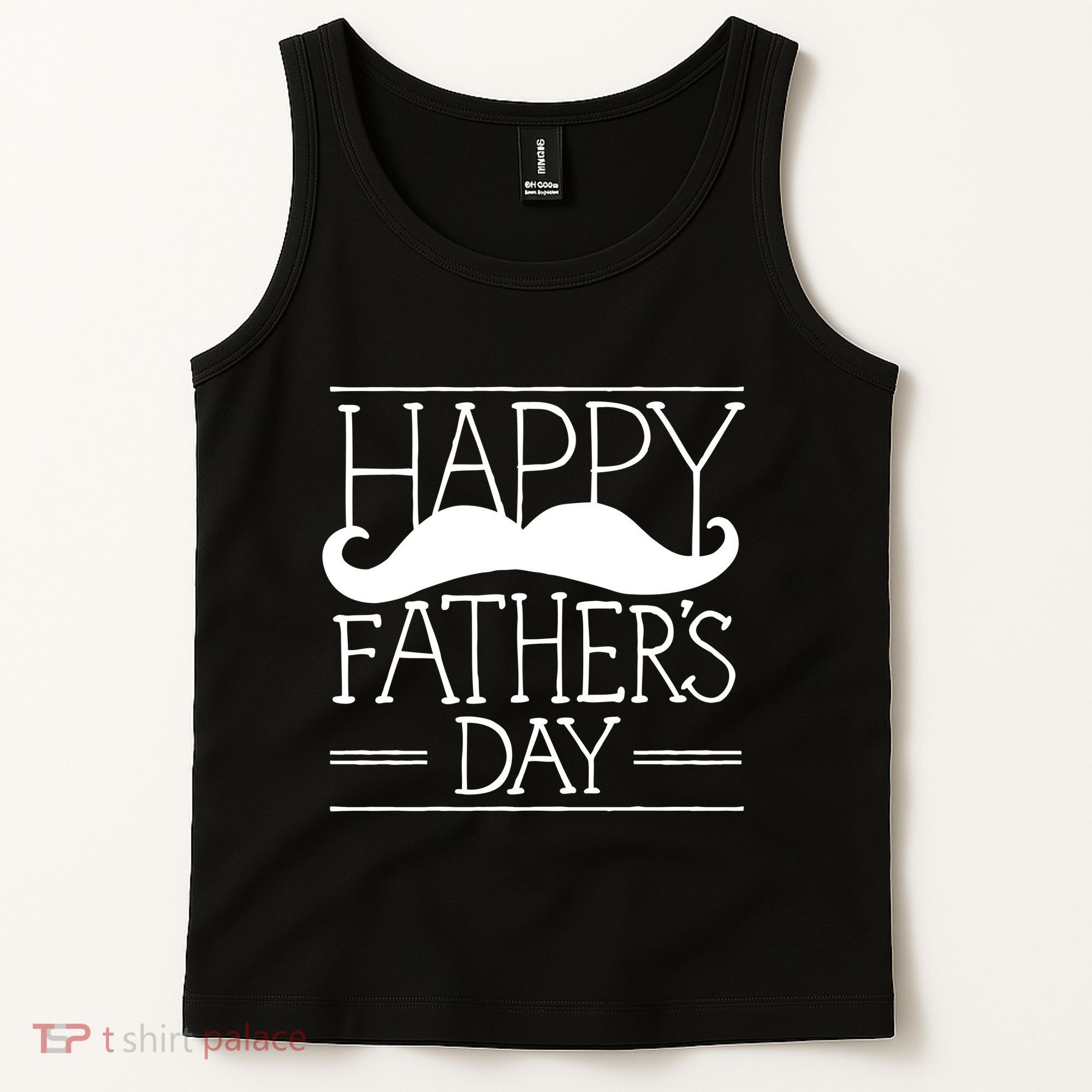 Happy Father's Day Mustache Gift Tank Top