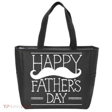 Happy Father's Day Mustache Gift Tote Bag