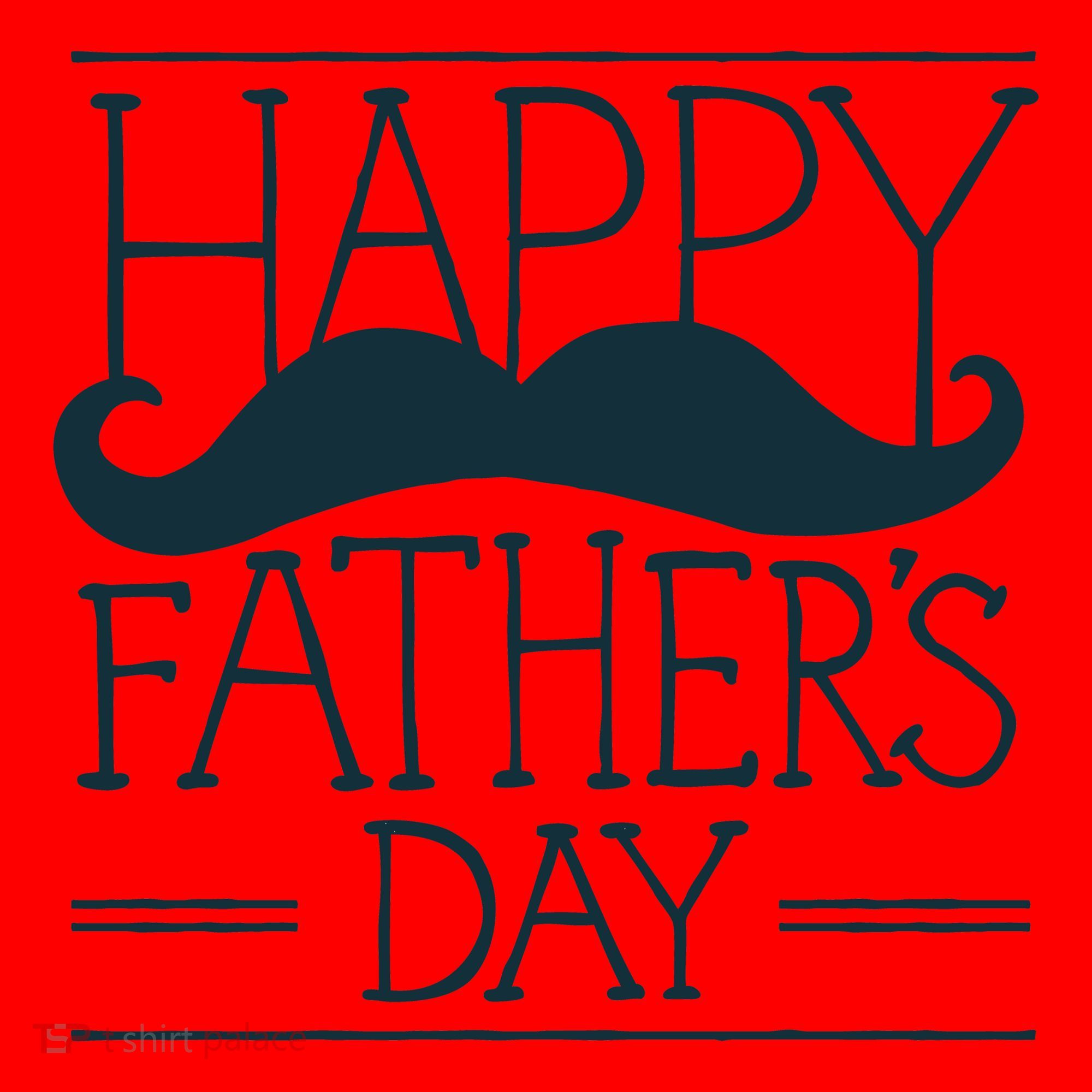 Happy Father's Day Mustache Gift Santa Hat