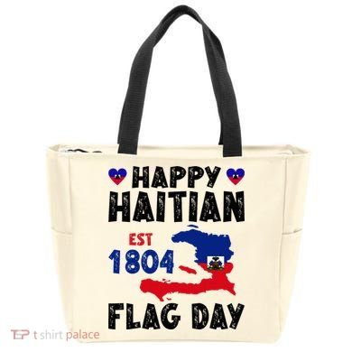 Haiti Flag Day Haitian Map Flag Celebration Tote Bag