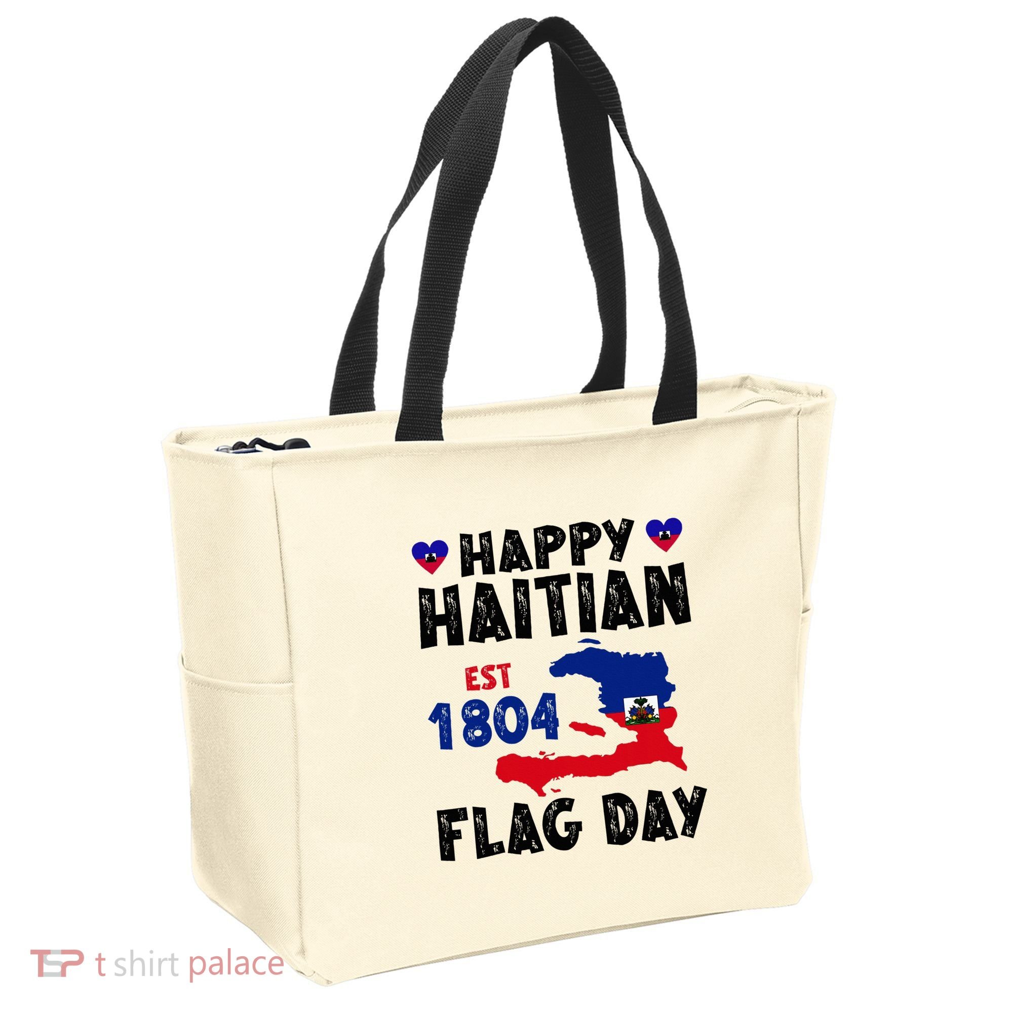 Haiti Flag Day Haitian Map Flag Celebration Tote Bag