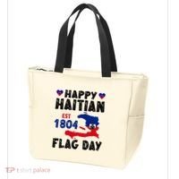 Haiti Flag Day Haitian Map Flag Celebration Tote Bag thumb 3