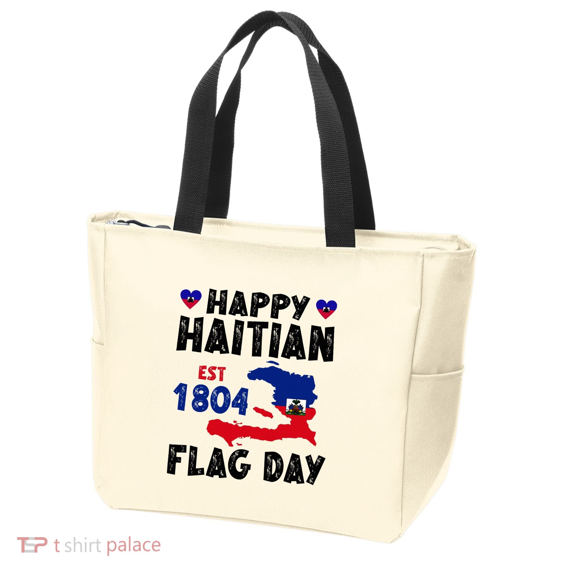 Haiti Flag Day Haitian Map Flag Celebration Tote Bag