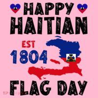 Haiti Flag Day Haitian Map Flag Celebration Coaster thumb 2