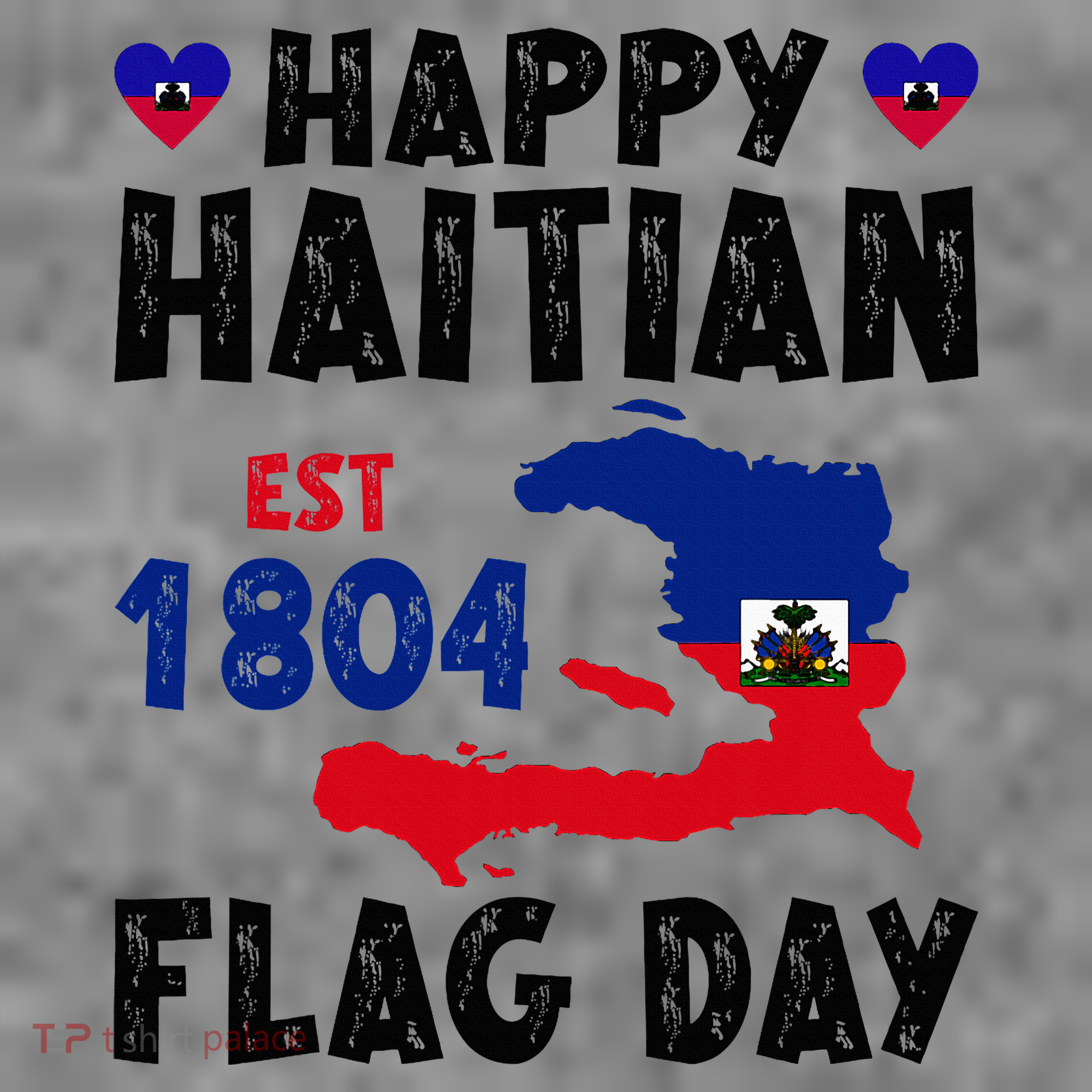 Haiti Flag Day Haitian Map Flag Celebration Toddler Hoodie