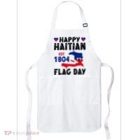 Haiti Flag Day Haitian Map Flag Celebration Apron thumb 0