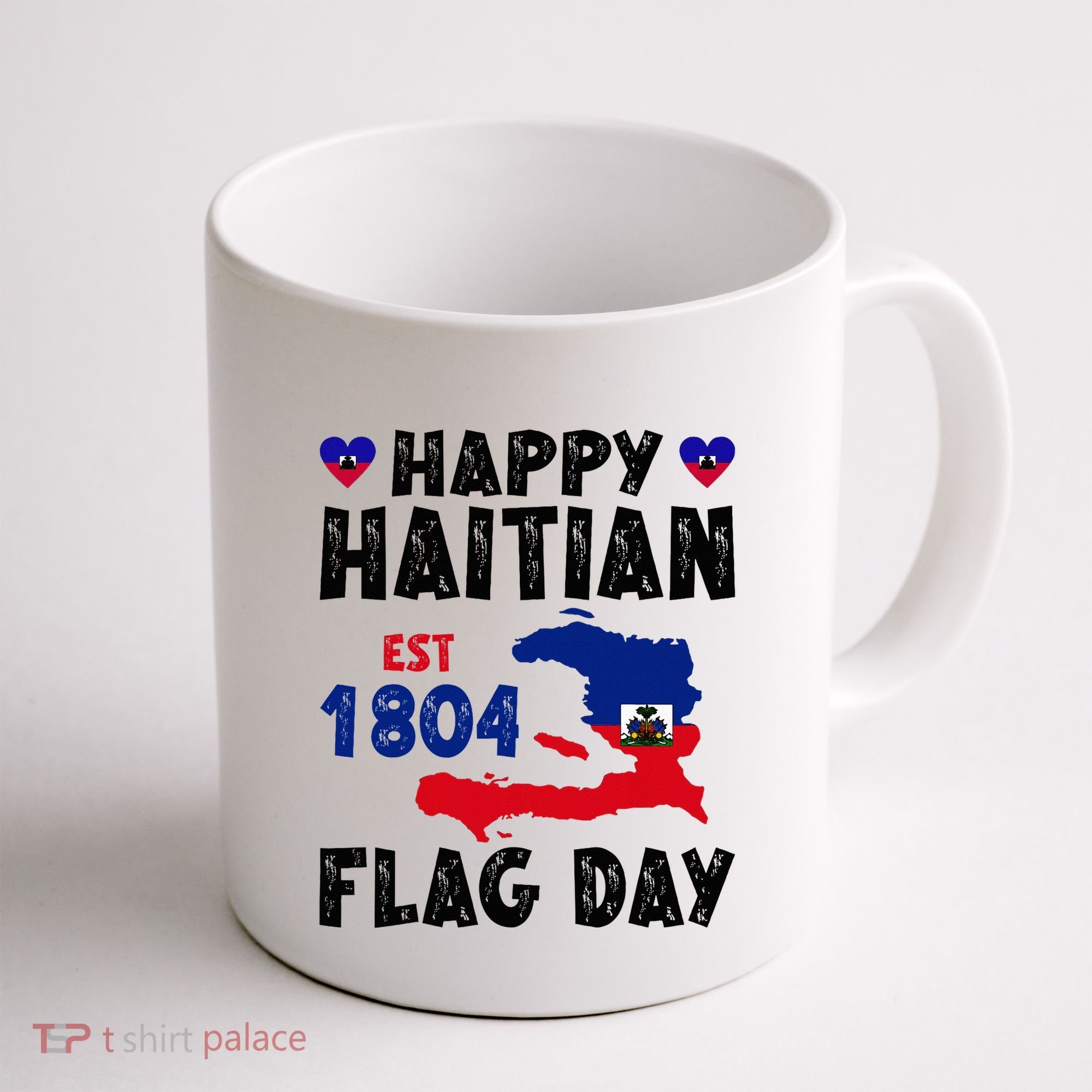 Haiti Flag Day Haitian Map Flag Celebration Coffee Mug