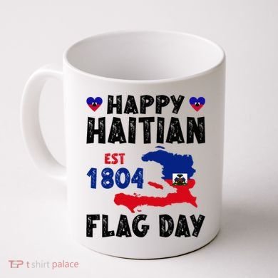 Haiti Flag Day Haitian Map Flag Celebration Coffee Mug