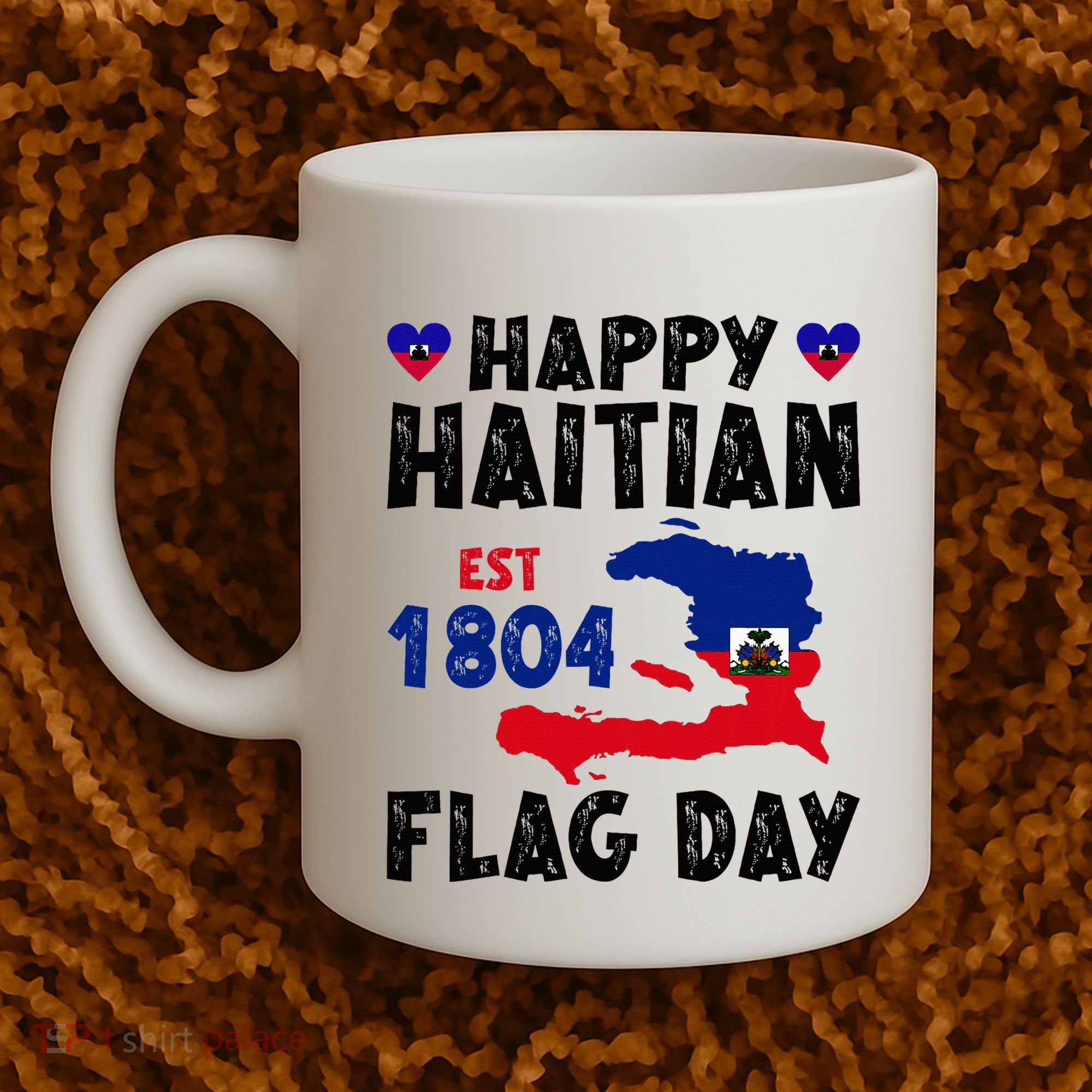 Haiti Flag Day Haitian Map Flag Celebration Coffee Mug