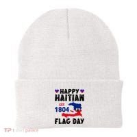 Haiti Flag Day Haitian Map Flag Celebration Beanie thumb 0