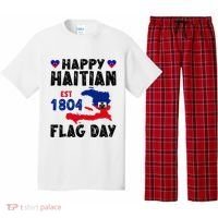 Haiti Flag Day Haitian Map Flag Celebration Pajama Set thumb 0