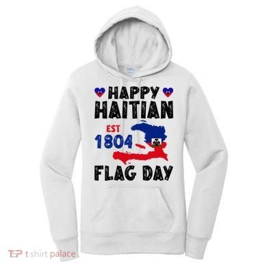 Haiti Flag Day Haitian Map Flag Celebration Women's Hoodie