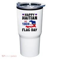 Haiti Flag Day Haitian Map Flag Celebration Tumbler thumb 0