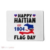 Haiti Flag Day Haitian Map Flag Celebration Mousepad thumb 0