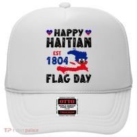 Haiti Flag Day Haitian Map Flag Celebration Hat thumb 0