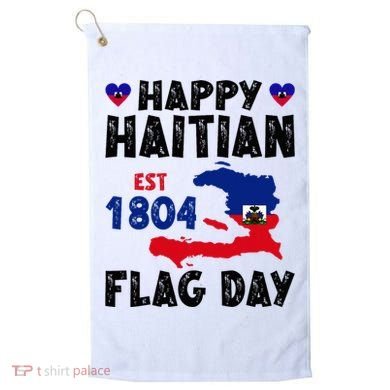 Haiti Flag Day Haitian Map Flag Celebration Golf Towel